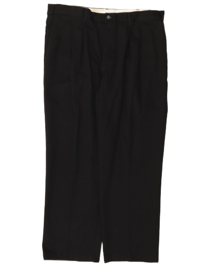 Lee Mens Khakis Pegged Chino Trousers W40 L30 Black Cotton