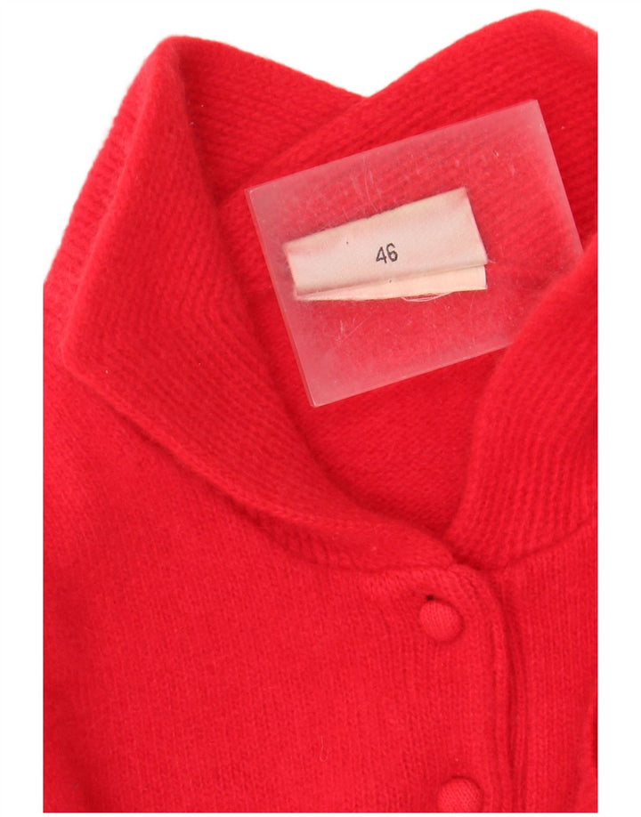 Public Womens Polo Neck Jumper Sweater EU 44 XL Red Wool