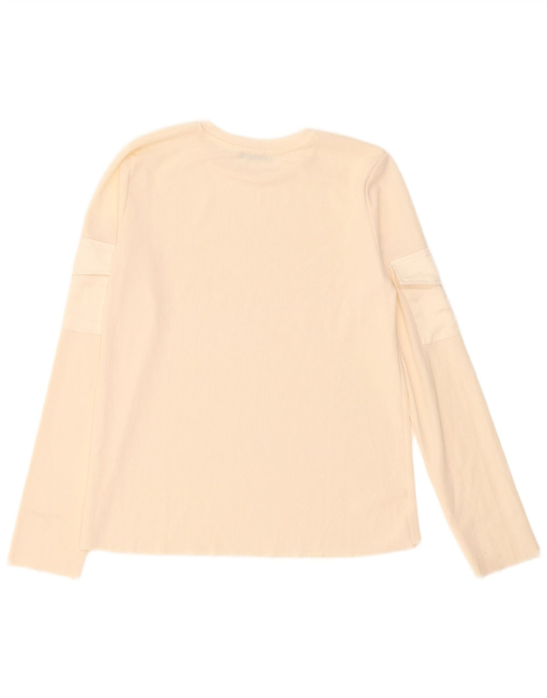 Zara Womens Top Long Sleeve UK 14 Large Beige