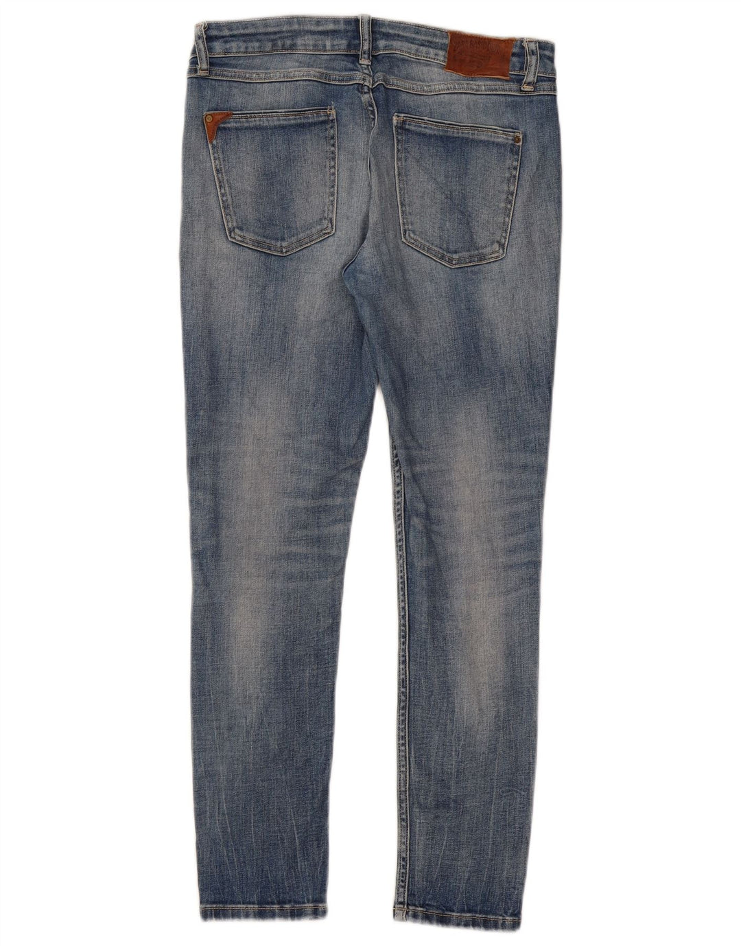 Zara Womens Distressed Skinny Jeans EU 38 Small W28 L28 Blue