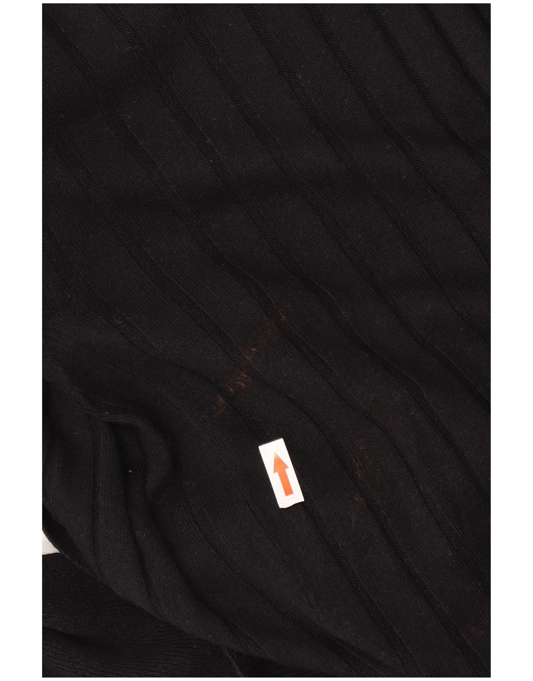 Marks & Spencer Womens Open Cardigan Sweater UK 10 Small Black Striped