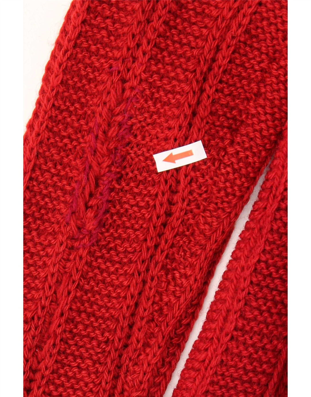 Vintage Mens Cardigan Sweater Medium Burgundy
