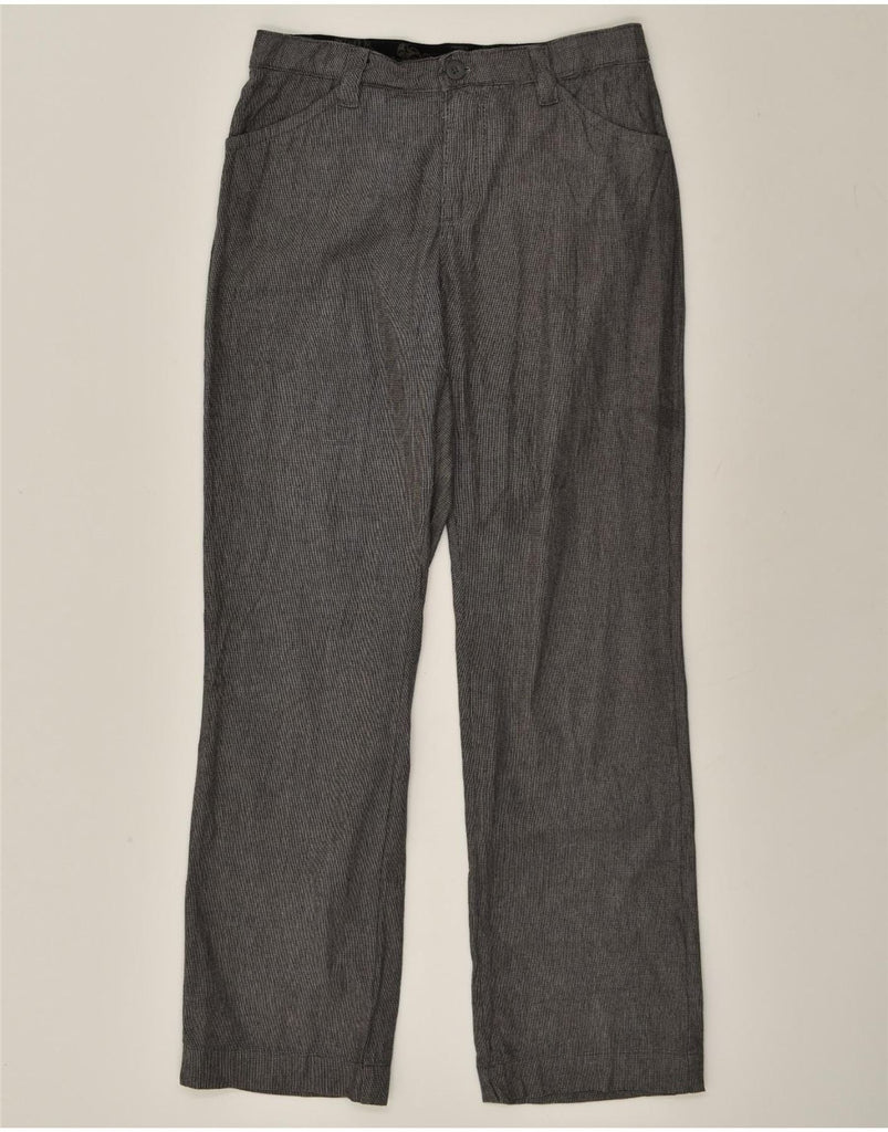 LEE Womens Straight Casual Trousers US 8 Medium W30 L31 Grey Cotton | Vintage Lee | Thrift | Second-Hand Lee | Used Clothing | Messina Hembry 