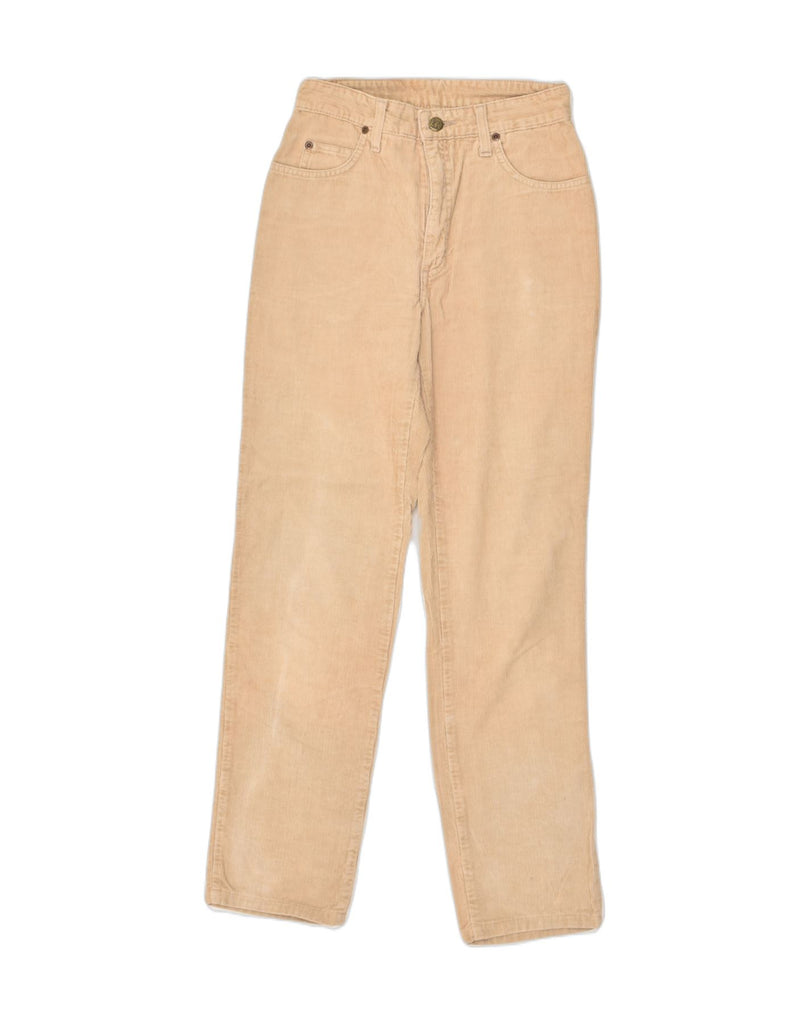 LEE Womens Slim Corduroy Trousers W24 L28 Beige Cotton | Vintage Lee | Thrift | Second-Hand Lee | Used Clothing | Messina Hembry 