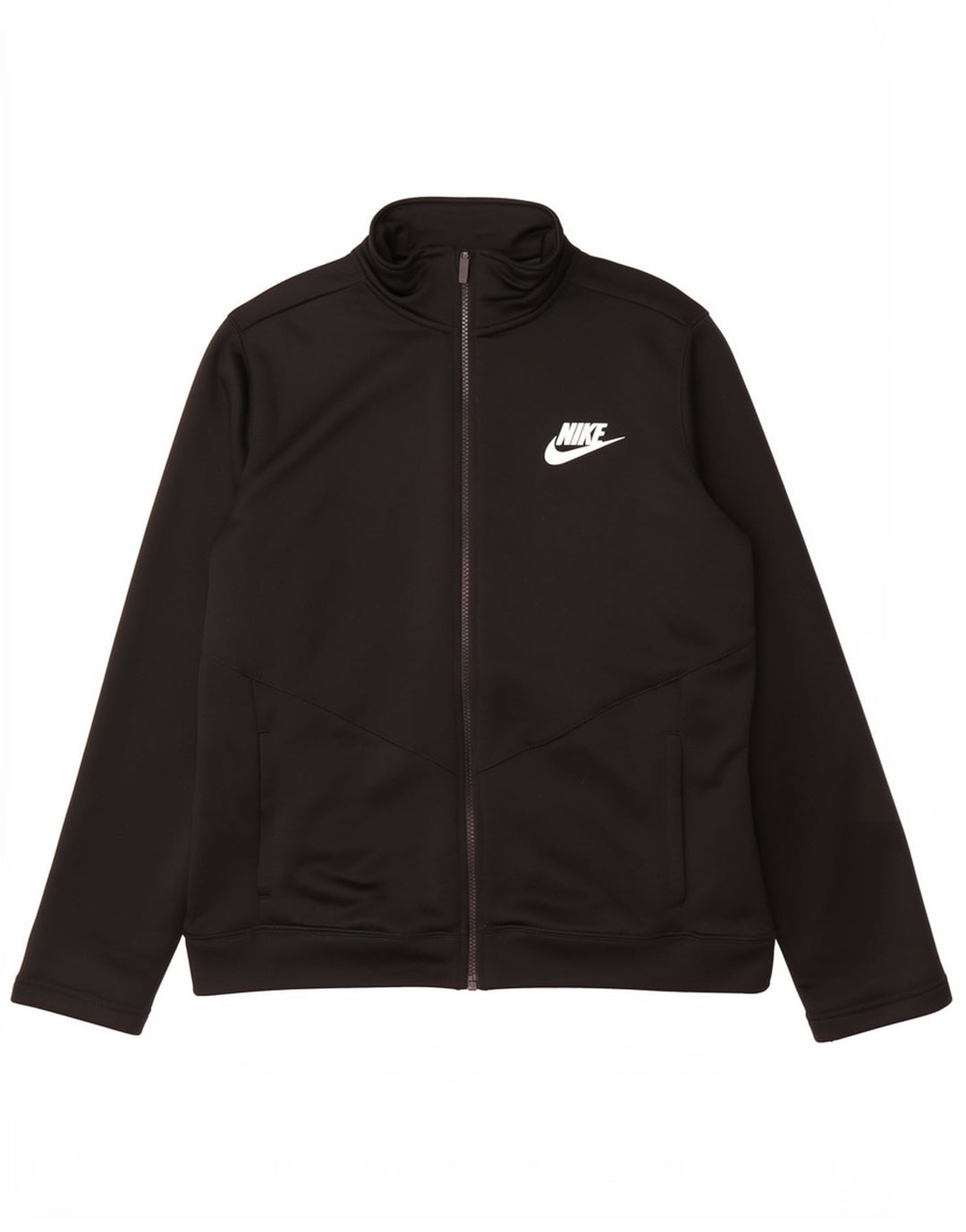 Nike Boys Tracksuit Top Jacket 13-14 Years XL Black Polyester
