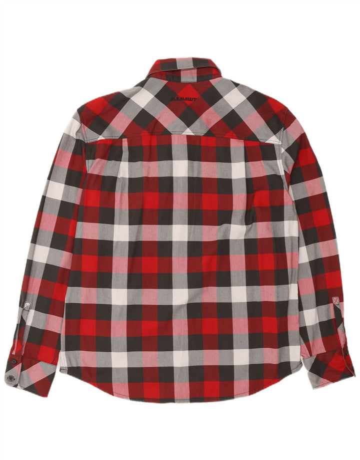 Mammut Mens Flannel Shirt XL Red Check Polyester