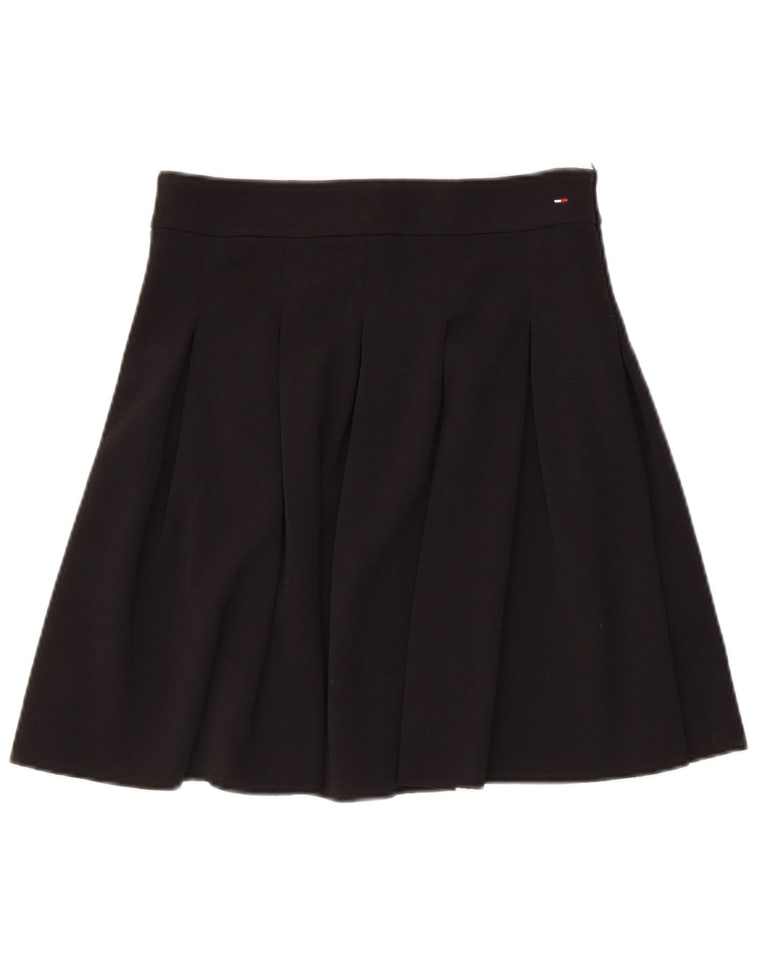 Tommy Hilfiger Womens Mini Pleated Skirt Medium W28 Black Polyester
