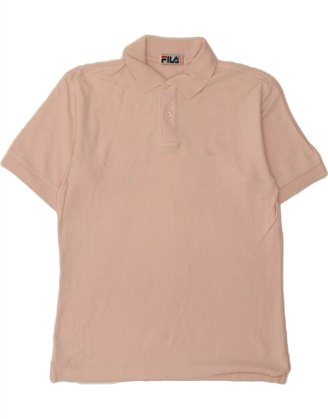 FILA Mens Polo Shirt IT 46 Small Pink Cotton Vintage Fila and Second-Hand Fila from Messina Hembry 