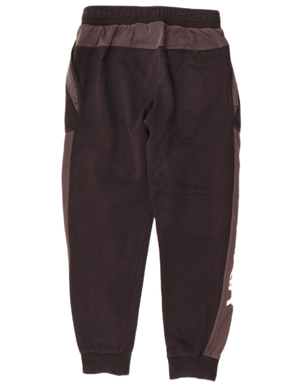 Nike Mens Graphic Tracksuit Trousers Joggers Medium Black Colourblock