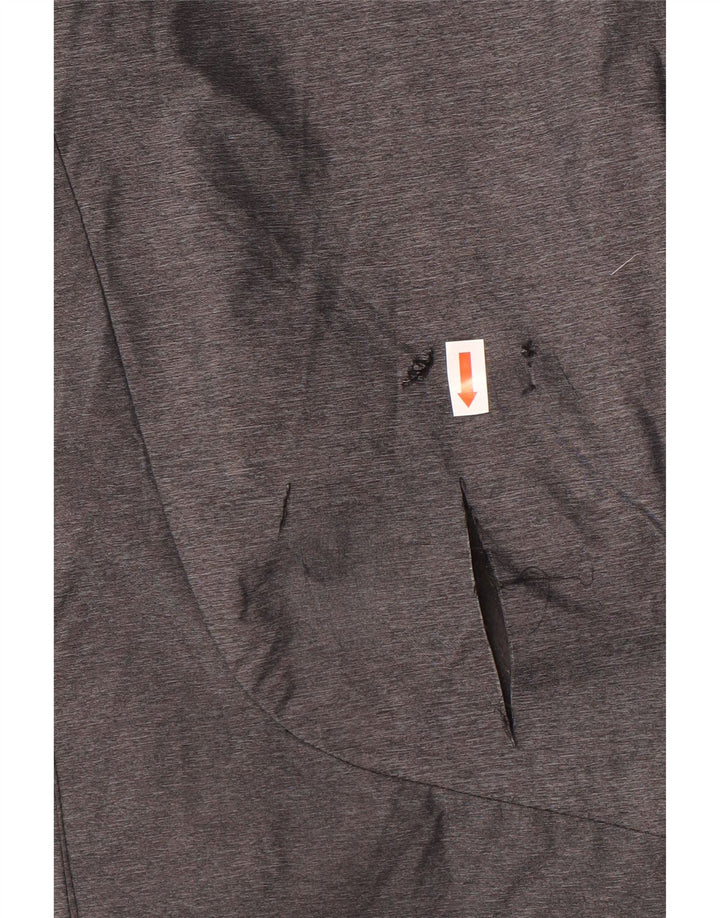 REEBOK Womens Windbreaker Trousers UK 12/14 Medium  Grey Nylon