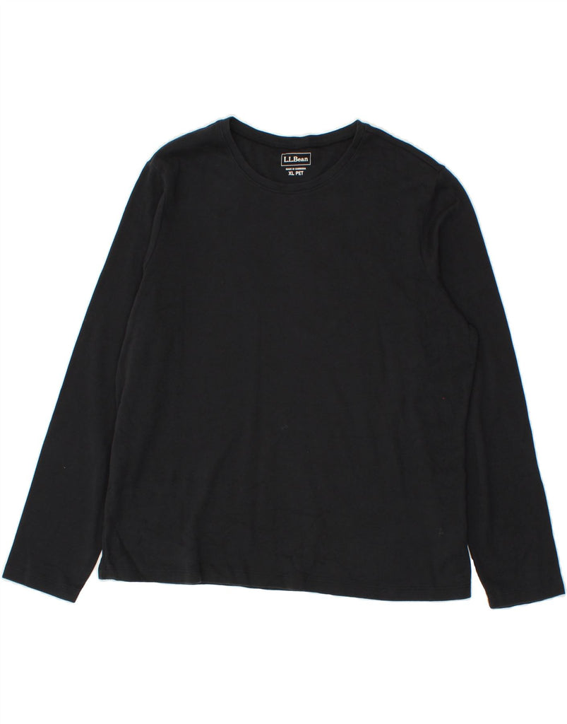 L.L.BEAN Womens Top Long Sleeve UK 18 XL Black Cotton Vintage L.L.Bean and Second-Hand L.L.Bean from Messina Hembry 
