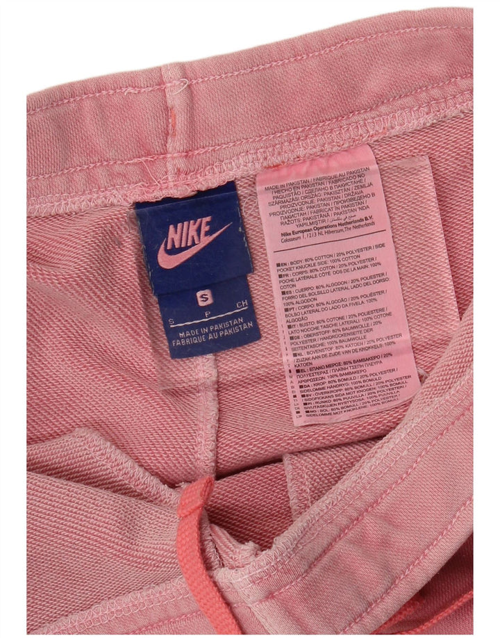 NIKE Mens Sport Shorts Small  Pink Cotton