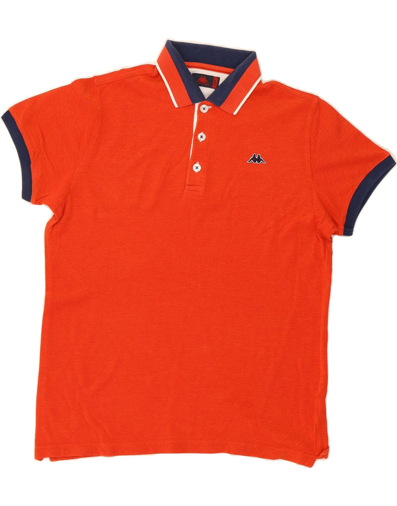 KAPPA Mens Polo Shirt Large Red Cotton Vintage Kappa and Second-Hand Kappa from Messina Hembry 