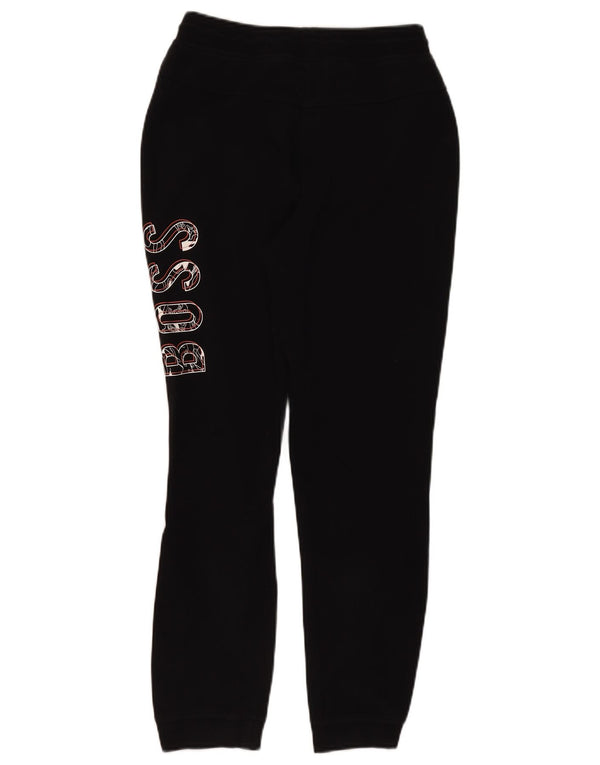 Hugo Boss Boys Graphic Tracksuit Trousers Joggers 13-14 Years Black Cotton