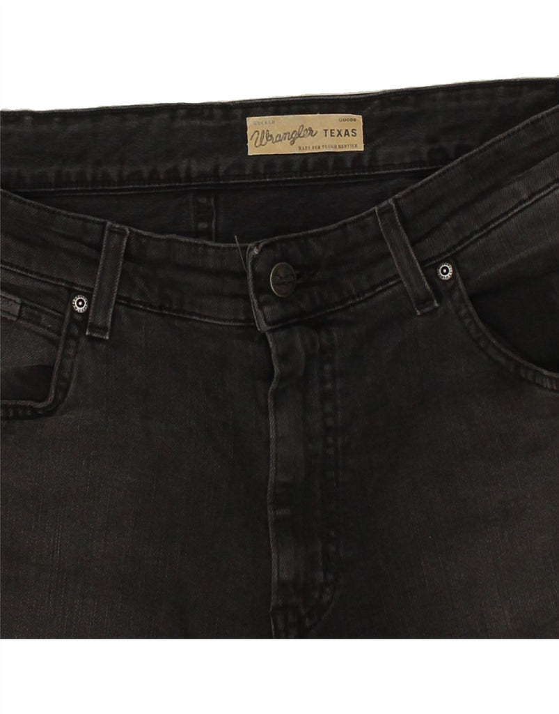 WRANGLER Mens Straight Jeans W34 L31  Black | Vintage Wrangler | Thrift | Second-Hand Wrangler | Used Clothing | Messina Hembry 