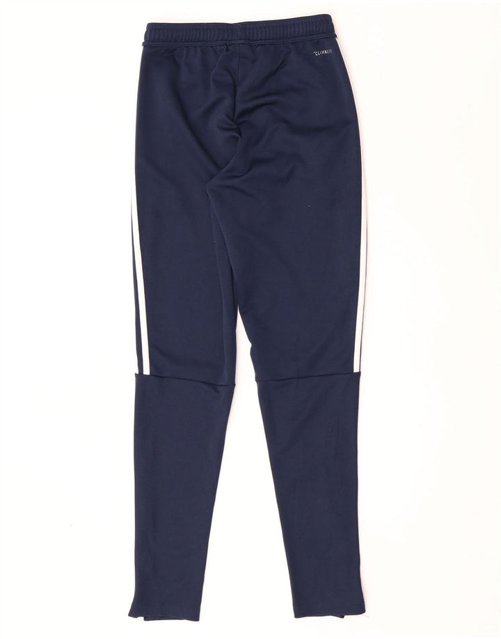 Adidas Mens Climalite Tracksuit Trousers XS  Navy Blue Polyester
