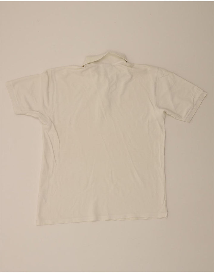 DIADORA Mens Polo Shirt XL White Cotton Vintage Diadora and Second-Hand Diadora from Messina Hembry 