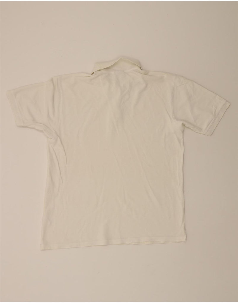 DIADORA Mens Polo Shirt XL White Cotton Vintage Diadora and Second-Hand Diadora from Messina Hembry 