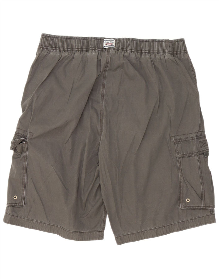 WEIRD FISH Mens Cargo Swimming Shorts XL  Grey Polyester