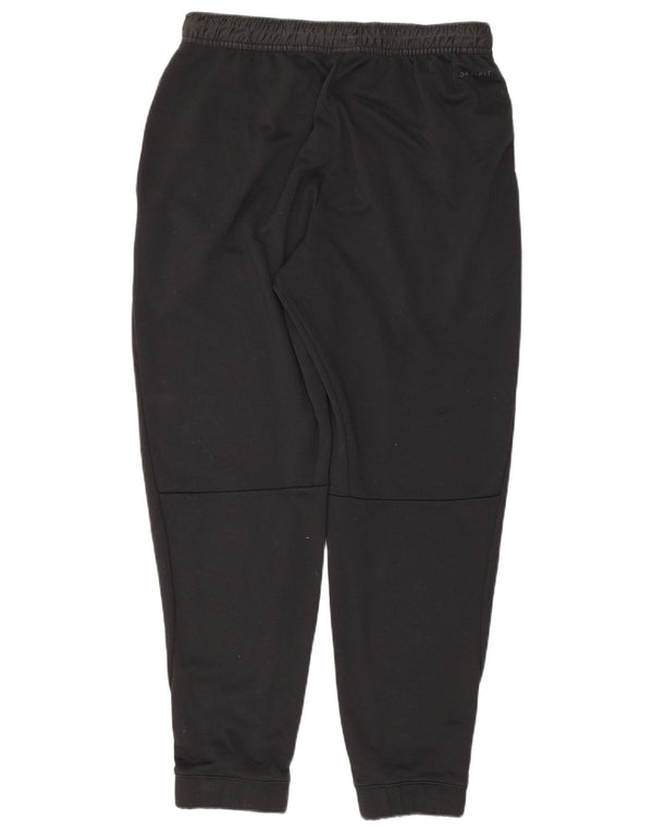 Nike Mens Dri Fit Tracksuit Trousers Joggers Large Black Polyester