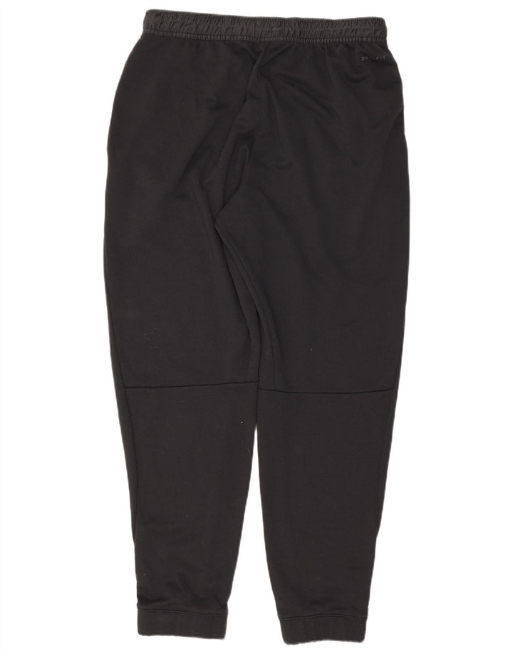 Nike Mens Dri Fit Tracksuit Trousers Joggers Large Black Polyester