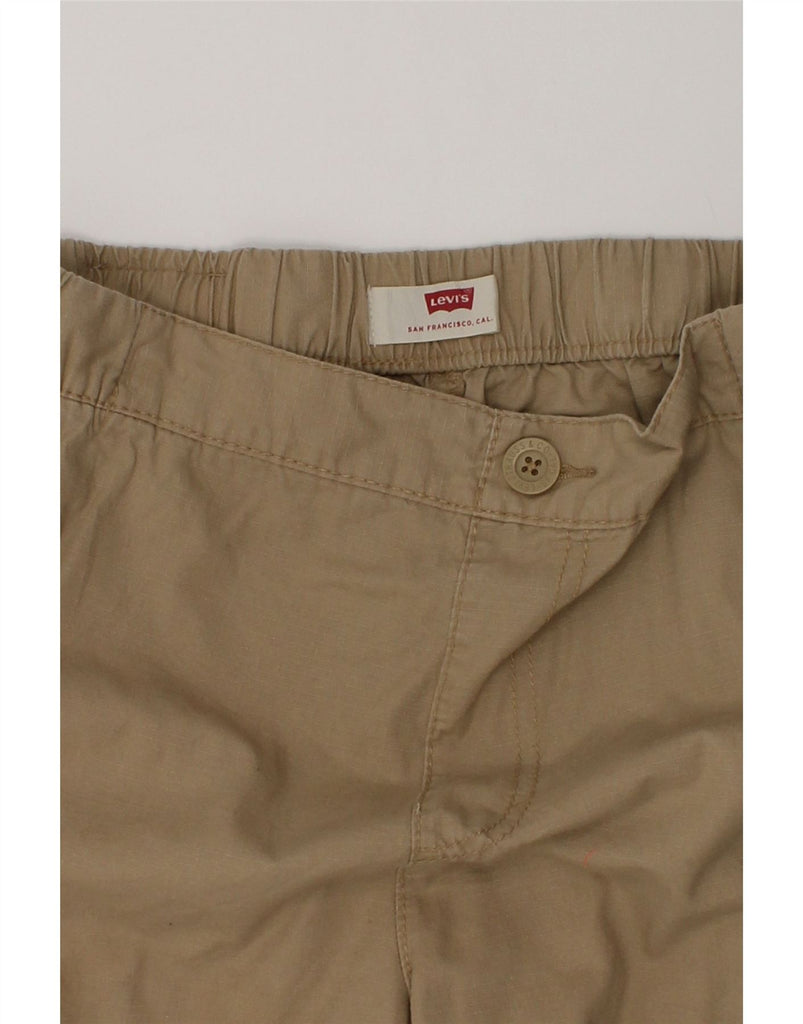 LEVI'S Boys Cargo Shorts 12-13 Years W26  Brown Cotton | Vintage Levi's | Thrift | Second-Hand Levi's | Used Clothing | Messina Hembry 