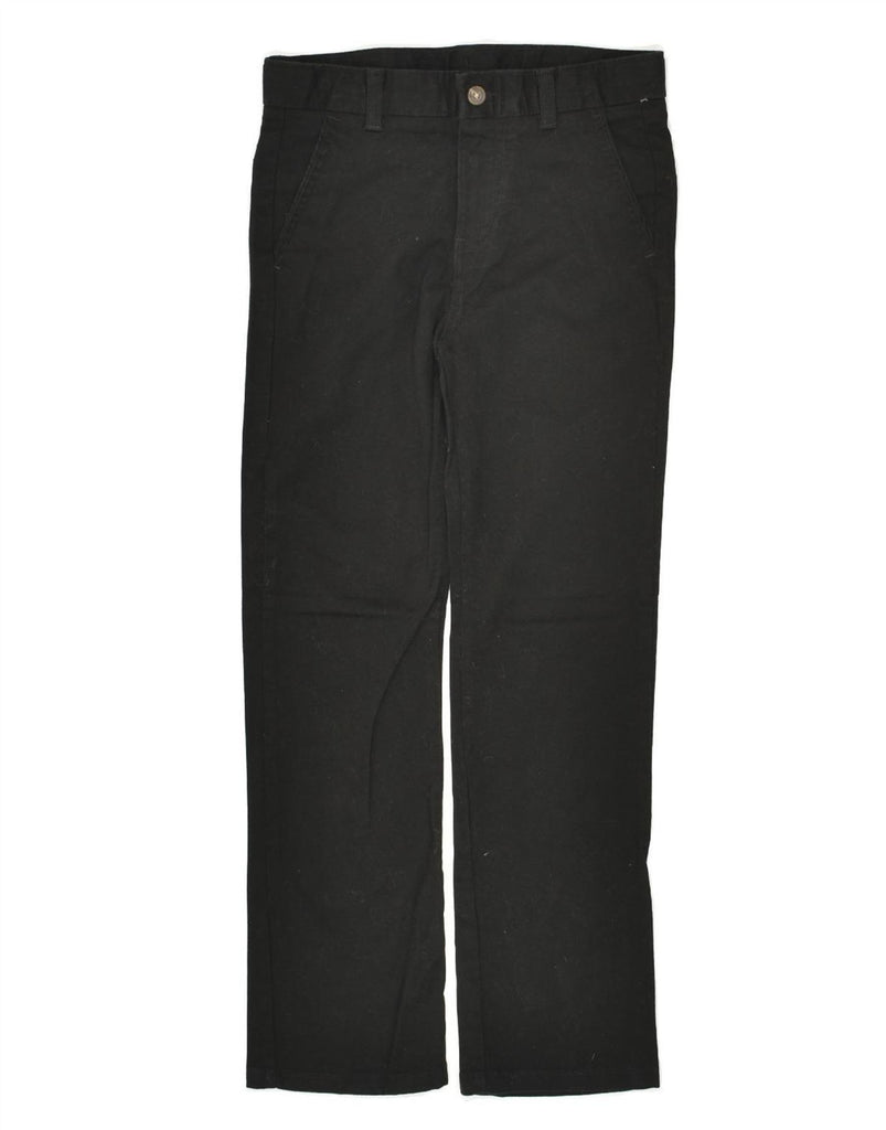 CHAPS Boys Straight Chino Trousers 9-10 Years W24 L25  Black Cotton | Vintage Chaps | Thrift | Second-Hand Chaps | Used Clothing | Messina Hembry 