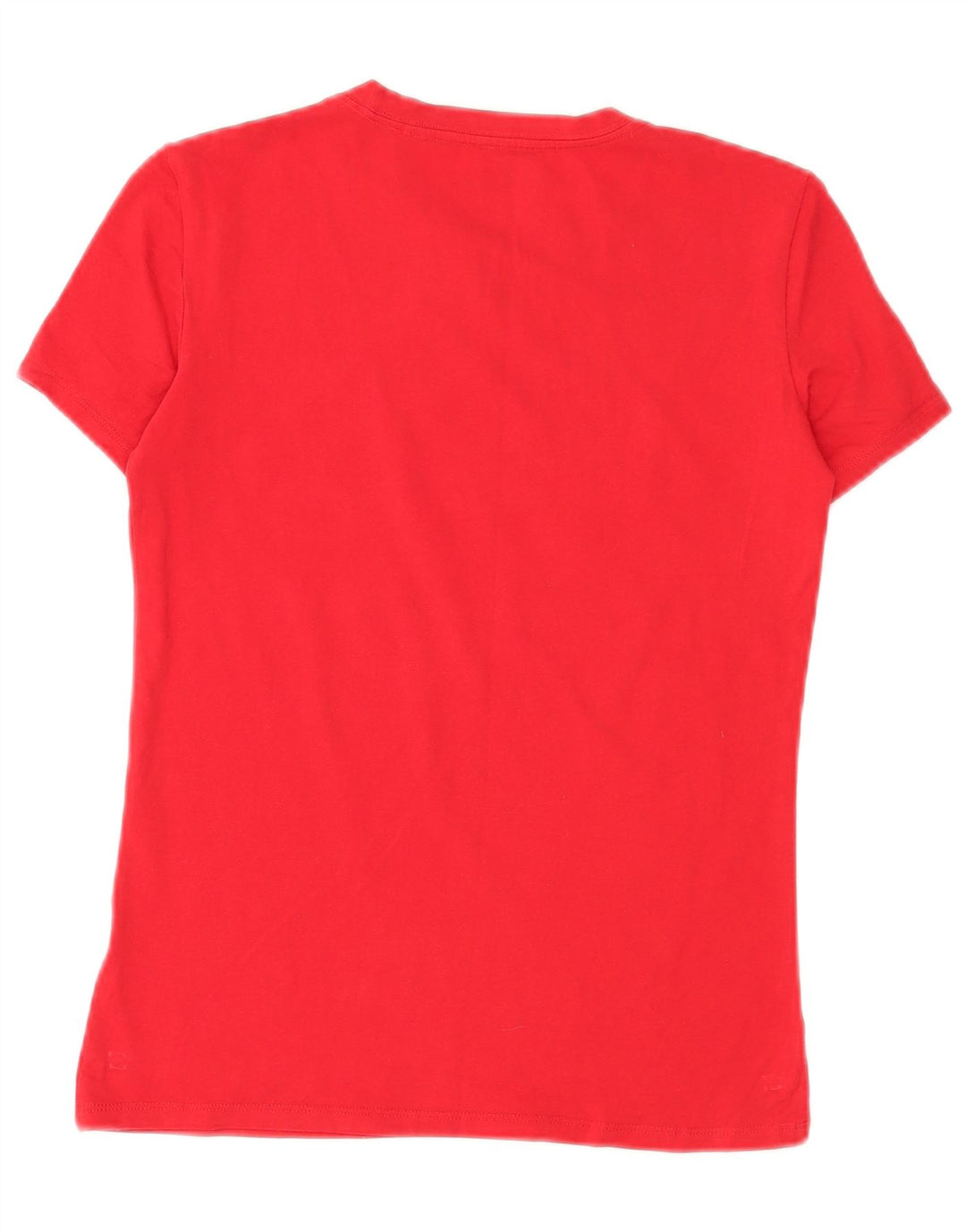 Guess Womens Graphic T-Shirt Top UK 10 Small Red