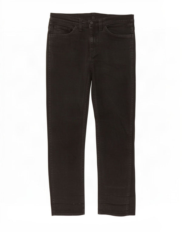 Levi's Mens 511 Slim Jeans W32 L32 Black Cotton