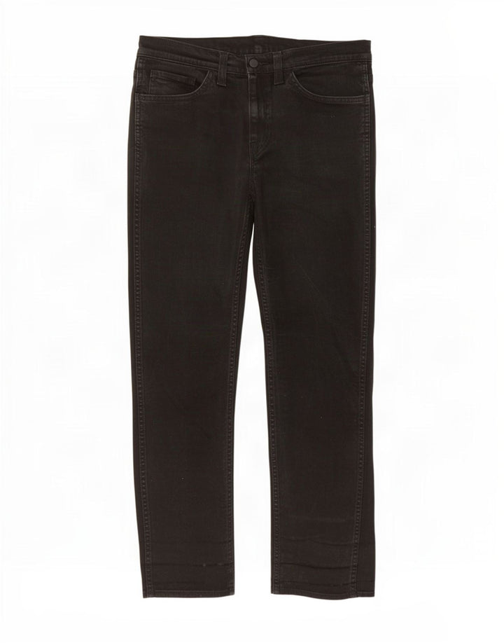 Levi's Mens 511 Slim Jeans W32 L32 Black Cotton