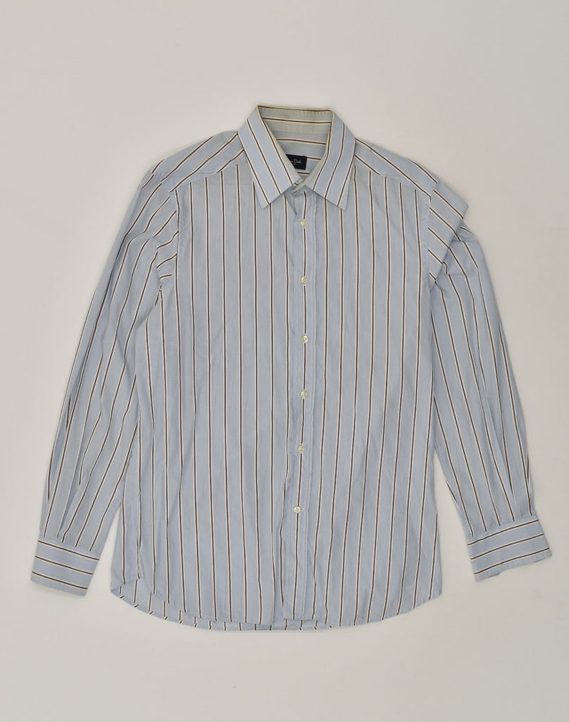 MASSIMO DUTTI Mens Shirt Size 42 Large Grey Pinstripe Cotton | Vintage Massimo Dutti | Thrift | Second-Hand Massimo Dutti | Used Clothing | Messina Hembry 