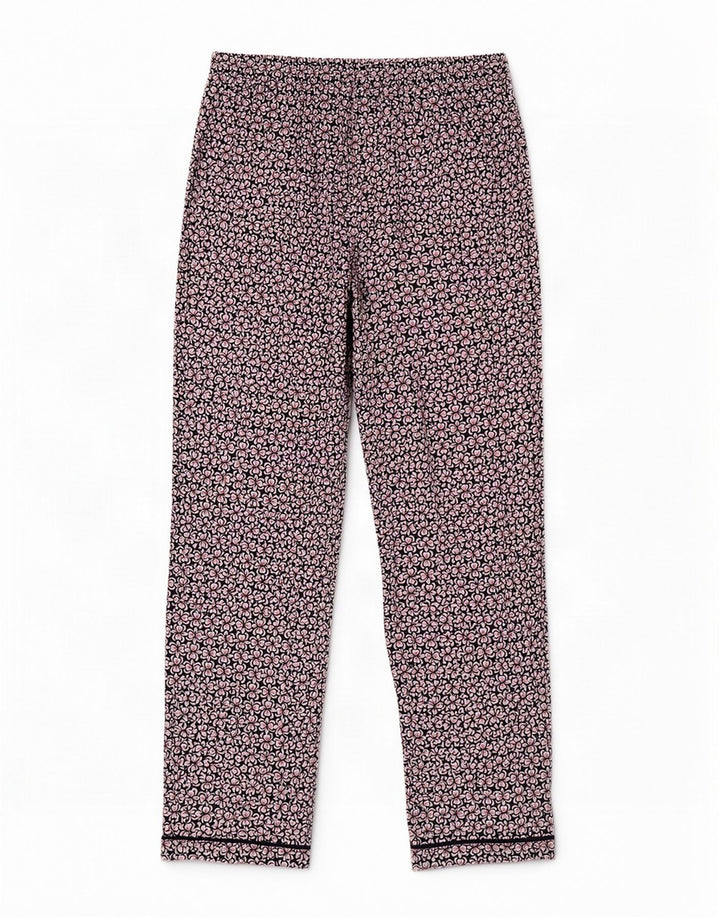 Marks & Spencer Womens Casual Trousers UK 12 Medium W30 L30 Navy Blue