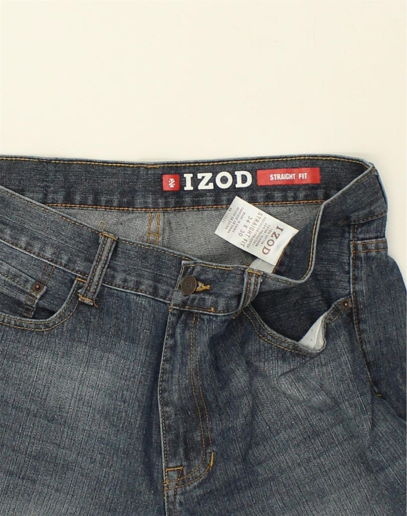 IZOD Mens Straight Jeans W34 L30  Grey Cotton | Vintage Izod | Thrift | Second-Hand Izod | Used Clothing | Messina Hembry 