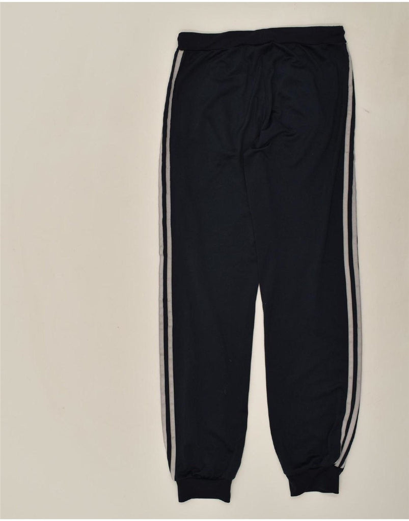 ADIDAS Womens Tracksuit Trousers Joggers UK 10 Small  Navy Blue Polyester | Vintage Adidas | Thrift | Second-Hand Adidas | Used Clothing | Messina Hembry 