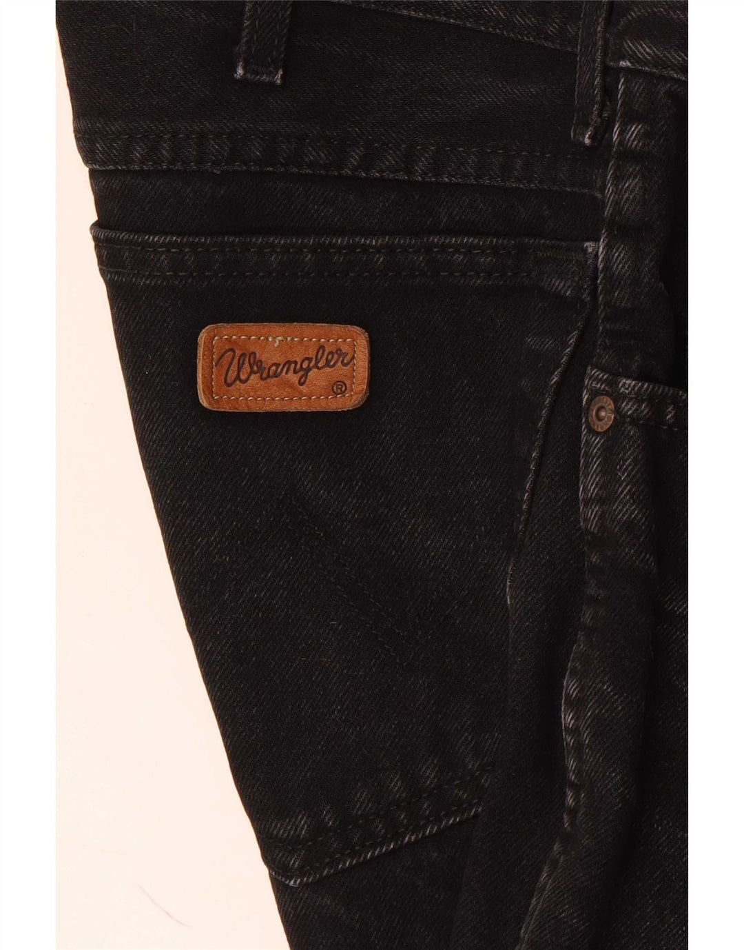 Wrangler Mens Straight Jeans W32 L29 Black