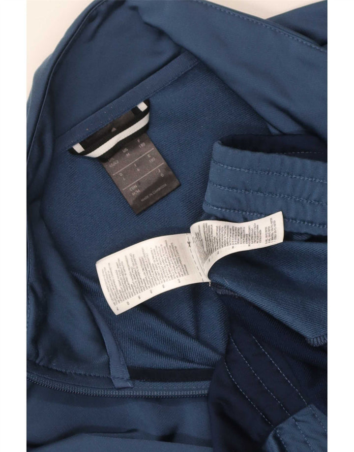 Adidas Mens Graphic Tracksuit Top Jacket UK 40/42 Medium Blue Colourblock