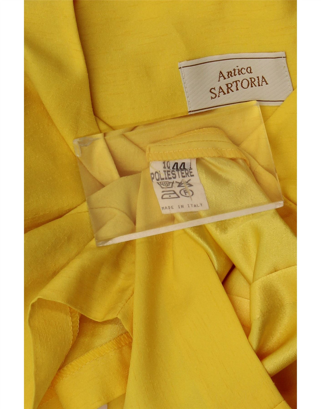 Antica Sartoria Womens 2 Piece Skirt Set IT 44 Medium W28  Yellow Polyester