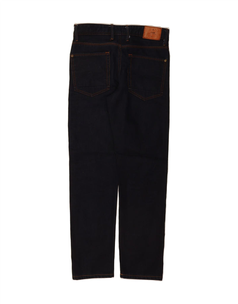 JULES Womens Straight Jeans W26 L30 Navy Blue Cotton Vintage Jules and Second-Hand Jules from Messina Hembry 