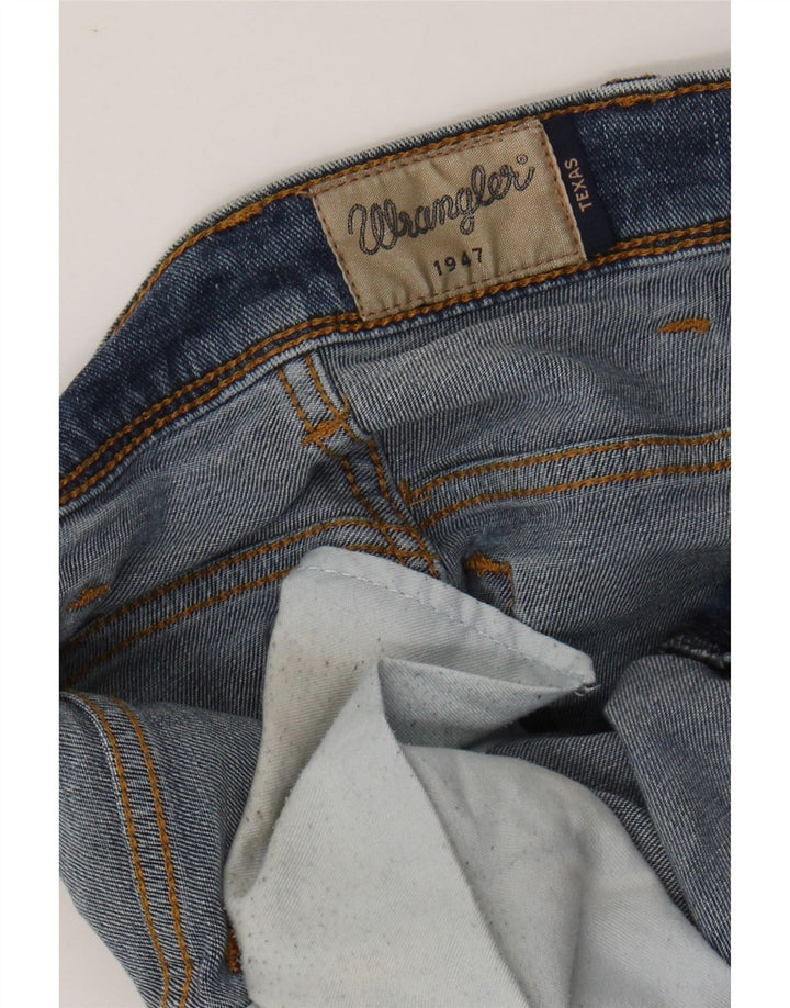 WRANGLER Mens Texas Straight Jeans W28 L30 Blue