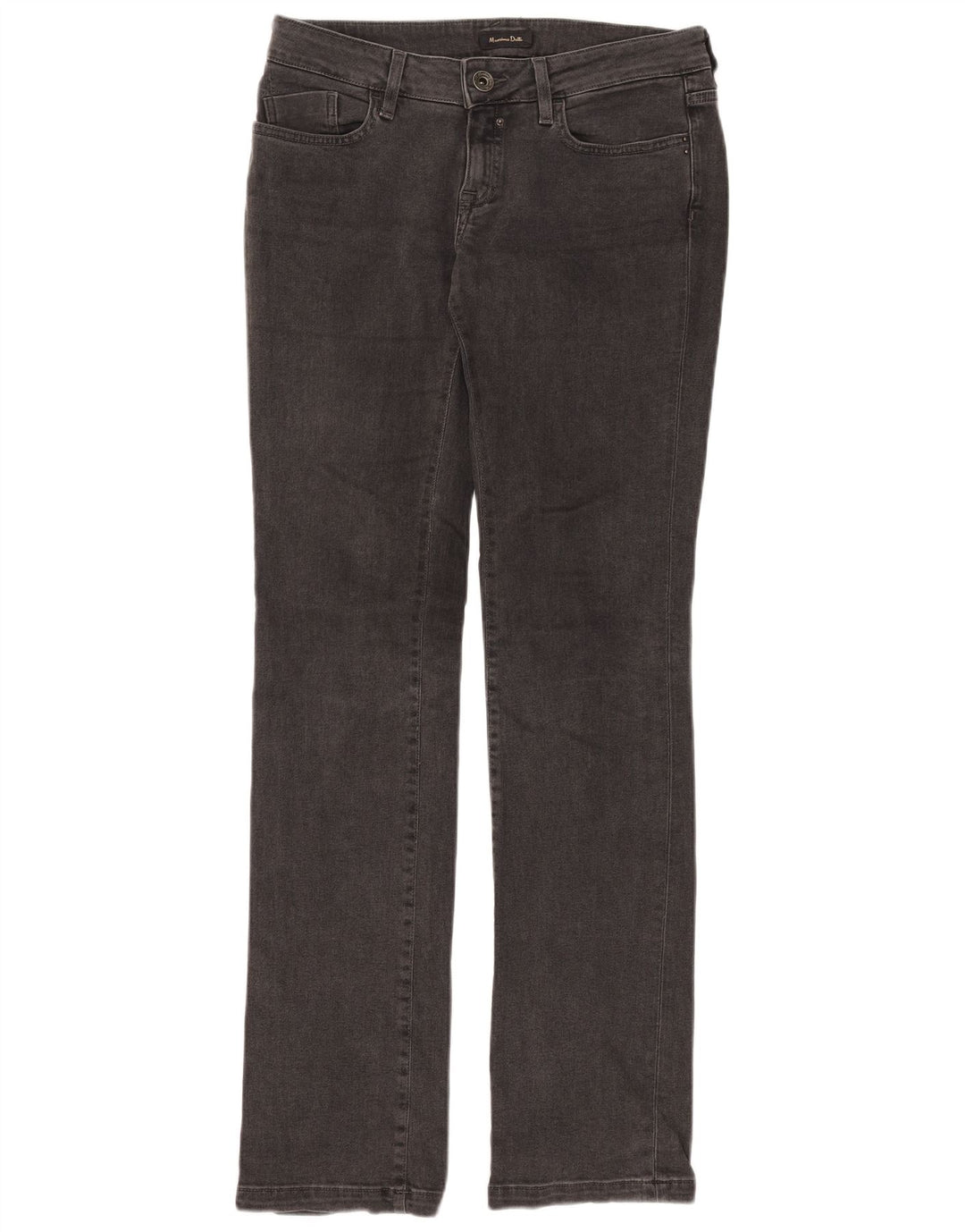 Massimo Dutti Womens Slim Jeans W29 L33 Grey Cotton