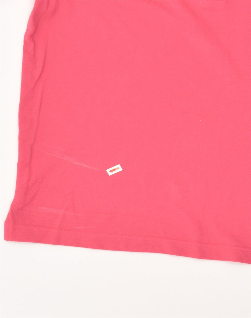 LYLE & SCOTT Mens Polo Shirt Medium Pink Cotton | Vintage Lyle & Scott | Thrift | Second-Hand Lyle & Scott | Used Clothing | Messina Hembry 