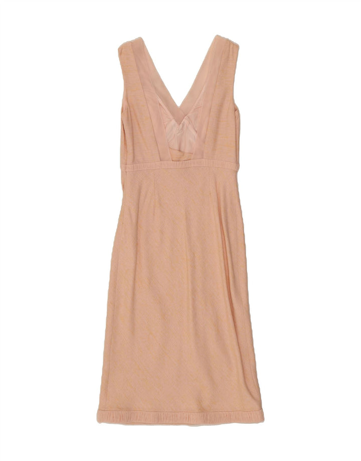 FENN WRIGHT MANSON Womens 1 Button 2 Piece Set UK 10 Small Pink Viscose Vintage Fenn Wright Manson and Second-Hand Fenn Wright Manson from Messina Hembry 