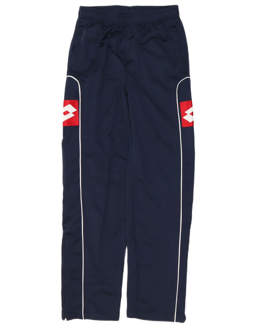 Lotto Mens Graphic Tracksuit Trousers Small  Navy Blue Colourblock