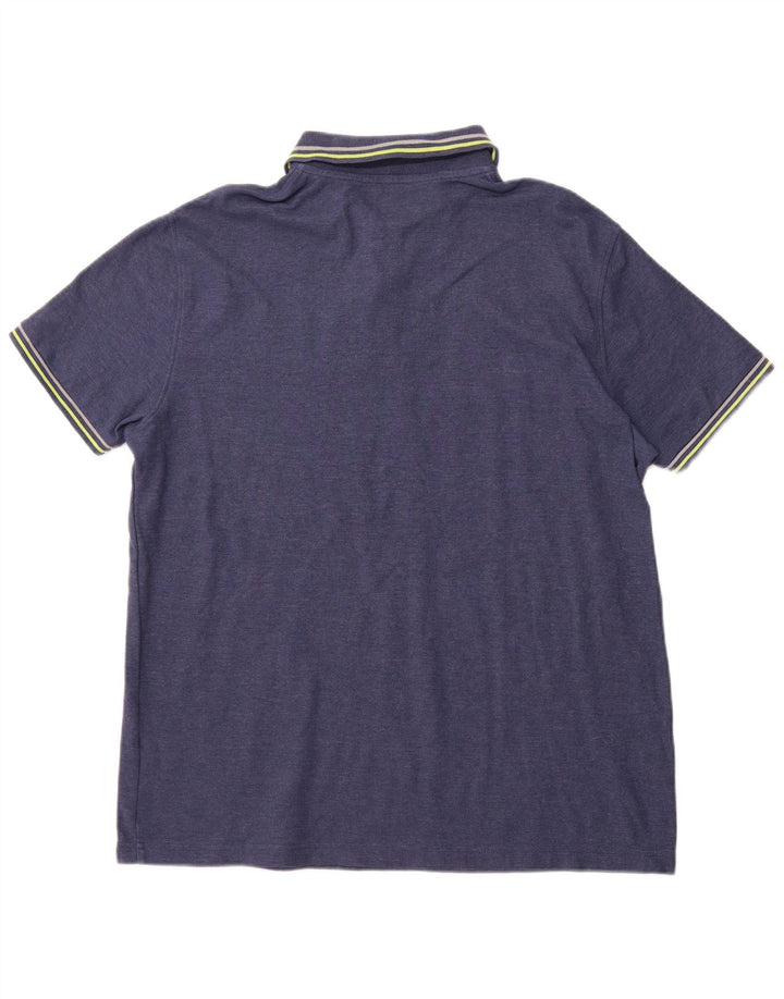 LOTTO Mens Polo Shirt 2XL Navy Blue