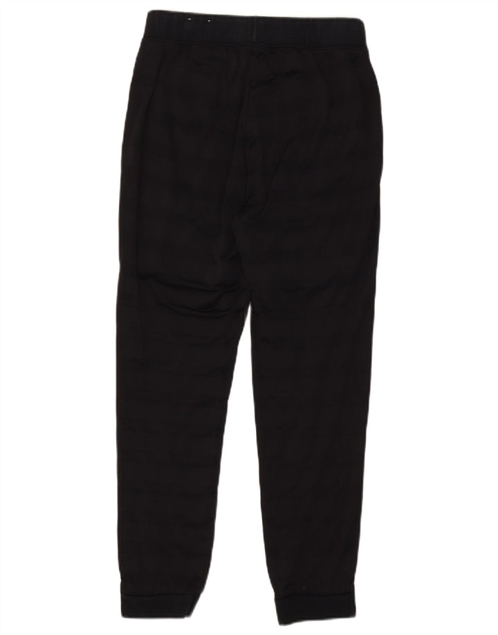 Puma Womens Tracksuit Trousers Joggers UK 10 Small Black Striped Polyester