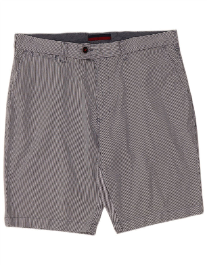Marks & Spencer Mens Blue Harbour Chino Shorts W36 Large Navy Blue