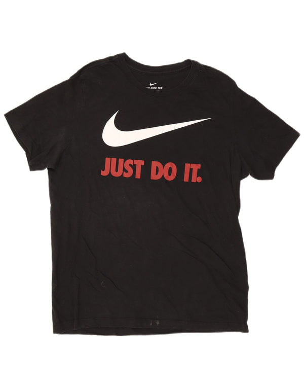 Nike Mens Graphic T-Shirt Top Large Black