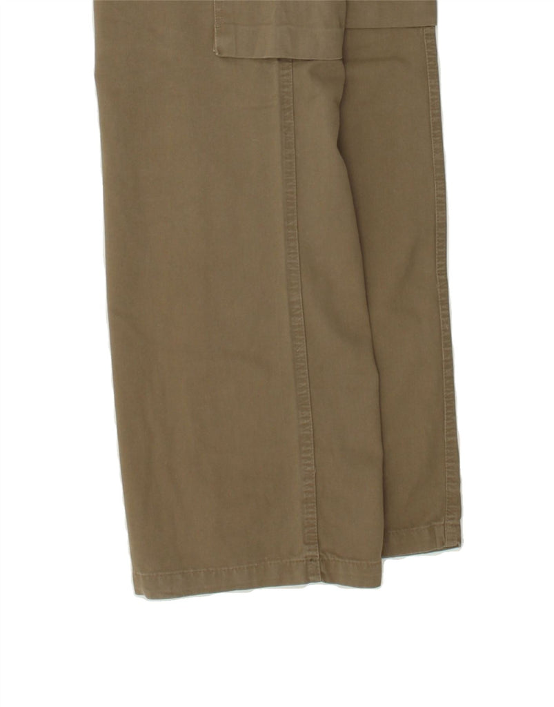 SERGIO TACCHINI Mens Straight Cargo Trousers IT 50 Large W36 L35 Brown Vintage Sergio Tacchini and Second-Hand Sergio Tacchini from Messina Hembry 