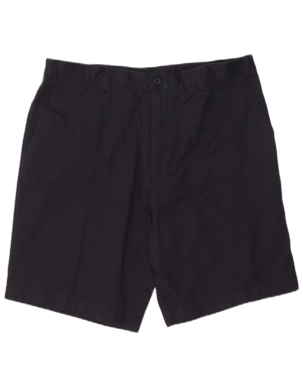 Farah Mens Chino Shorts XL W38 Navy Blue Cotton
