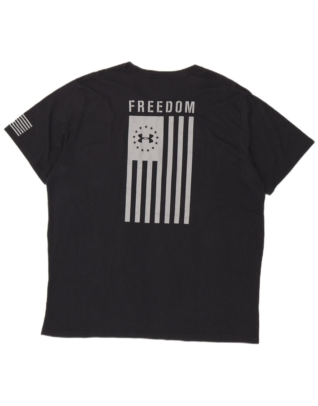 UNDER ARMOUR Mens Heat Gear Graphic T-Shirt Top 3XL Black